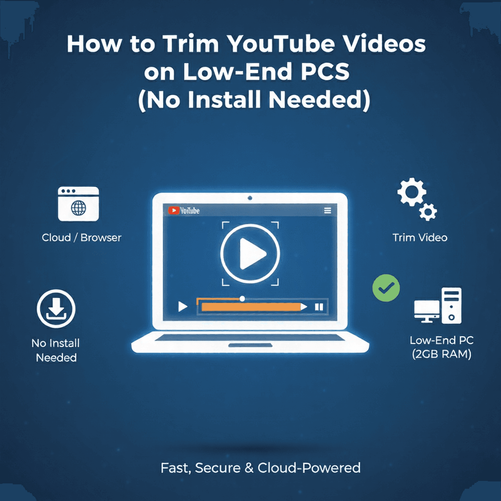 How to Trim YouTube Videos on Low-End PCs (No Install Needed)
